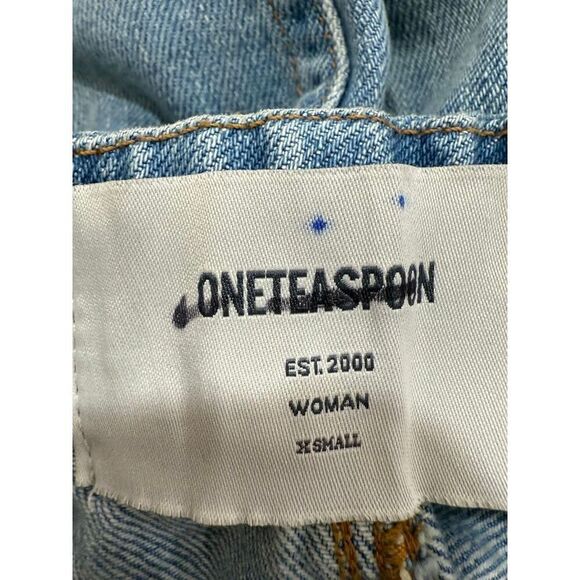 One Teaspoon WORN OUT HENDRIXE SHABBY KINGPINS BOYFRIEND JEANS Size XS - Picture 9 of 11